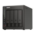 QNAP TS-453E NAS en formato torre con procesador Intel Celeron J6412, 8 GB de RAM y 24 TB en unidades de disco duro, SKU K/TS-453E-8G+4XMN10ADA600S