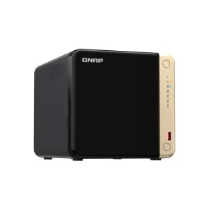 QNAP TS-464 NAS Torre con procesador Intel Celeron N5095, 8 GB de memoria DDR4 y 16 TB de capacidad de almacenamiento, SKU K/TS-464-8G+4XMN10ADA400ES