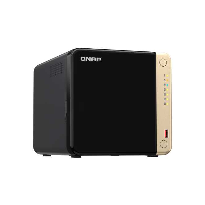 QNAP TS-464 NAS Torre Intel® Celeron® N5095 8 GB DDR4 16 TB Unidad de disco duro QNAP Turbo System Negro, Oro 2 Beneficios del QNAP TS-464