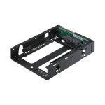 QNAP QDA-A2AR caja externa para disco duro o SSD negro, compatible con discos de 2.5 pulgadas, SKU QDA-A2AR