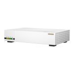Router QNAP QHora-322 con características 2.5 Gigabit Ethernet y 10 Gigabit Ethernet en color blanco, SKU QHORA-322