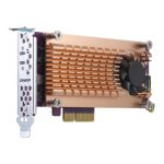 QNAP QM2 tarjeta interna y adaptador de interfaz M.2, modelo QM2-2P-244A, para tarjetas de red, fibra y PCI