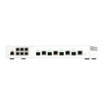 QNAP QSW-M2106-4C switch gestionado L2 en color blanco con puertos de velocidad 100/1000/2500 Mbps, SKU QSW-M2106-4C para redes cableadas