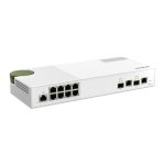 QNAP QSW-M2108-2C switch gestionado L2 2.5G Ethernet gris y blanco, específico SKU QSW-M2108-2C, perfecto para redes cableadas