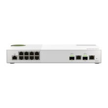 QNAP QSW-M2108-2C switch gestionado L2 2.5G Ethernet gris y blanco, específico SKU QSW-M2108-2C, perfecto para redes cableadas