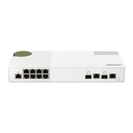 QNAP QSW-M2108-2C switch gestionado L2 2.5G Ethernet gris y blanco, específico SKU QSW-M2108-2C, perfecto para redes cableadas