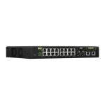 Imagen del switch QNAP QSW-M2116P-2T2S Gestionado L2, 2.5G Ethernet, Energía sobre Ethernet (PoE), color negro. SKU: QSW-M2116P-2T2S