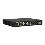 Imagen del switch QNAP QSW-M2116P-2T2S Gestionado L2, 2.5G Ethernet, Energía sobre Ethernet (PoE), color negro. SKU: QSW-M2116P-2T2S