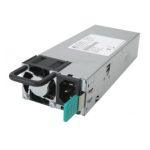 Imagen de la unidad de fuente de alimentación QNAP SP-B01-500W-S-PSU en color gris con una potencia de 500W, ideal para suministro eléctrico eficiente.