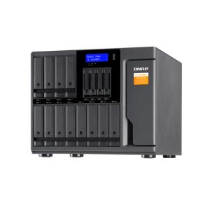 QNAP TL-D1600S caja para disco duro externo, carcasa de disco duro/SSD negra y gris. Compatible con discos de 2.5 y 3.5 pulgadas. SKU TL-D1600S.