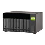 QNAP TL-D800C caja para disco duro externo 2.5/3.5 pulgadas en colores Negro y Gris, SKU TL-D800C