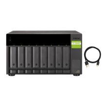 QNAP TL-D800C caja para disco duro externo 2.5/3.5 pulgadas en colores Negro y Gris, SKU TL-D800C