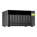 QNAP TL-D800C caja para disco duro externo 2.5/3.5 pulgadas en colores Negro y Gris, SKU TL-D800C