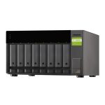 QNAP TL-D800C caja para disco duro externo 2.5/3.5 pulgadas en colores Negro y Gris, SKU TL-D800C