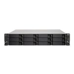 QNAP TL-R1200C-RP, caja para disco duro y SSD de 2.5 y 3.5 pulgadas, negro y gris, SKU TL-R1200C-RP