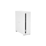 Servidor de almacenamiento NAS QNAP TS-133 tipo torre con procesador Cortex-A55, 2 GB de memoria DDR4 y sin almacenamiento, SKU TS-133, color blanco