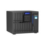 QNAP TS-1655 NAS en torre con procesador Intel Atom C5125, 8 GB de RAM DDR4 y 0 TB de almacenamiento negro. SKU: TS-1655-8G