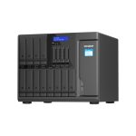 QNAP TS-1655 NAS en torre con procesador Intel Atom C5125, 8 GB de RAM DDR4 y 0 TB de almacenamiento negro. SKU: TS-1655-8G