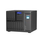 QNAP TS-1655 NAS en torre con procesador Intel Atom C5125, 8 GB de RAM DDR4 y 0 TB de almacenamiento negro. SKU: TS-1655-8G