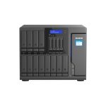 QNAP TS-1655 NAS en torre con procesador Intel Atom C5125, 8 GB de RAM DDR4 y 0 TB de almacenamiento negro. SKU: TS-1655-8G