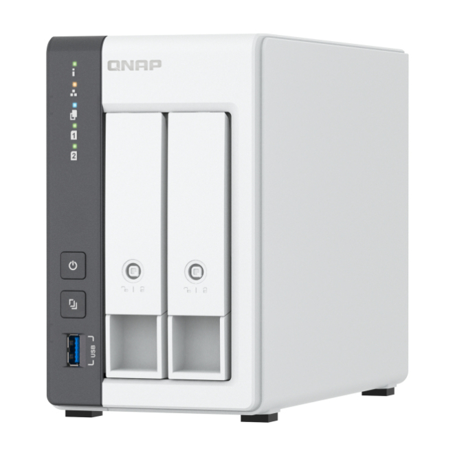 QNAP TS-216G servidor de almacenamiento NAS Torre Cortex-A Cortex-A55 4 GB Unidad de disco duro Blanco 1 QNAP TS-216G servidor de almacenamiento NAS Torre