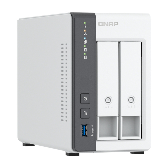 QNAP TS-216G servidor de almacenamiento NAS Torre Cortex-A Cortex-A55 4 GB Unidad de disco duro Blanco 3 QNAP TS-216G en uso profesional