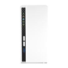 Servidor de almacenamiento NAS QNAP modelo TS-233 en formato torre con procesador ARM Cortex-A55, 2 GB de memoria RAM y capacidad de almacenamiento de 0 TB. SKU: TS-233