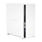 Servidor de almacenamiento NAS QNAP modelo TS-233 en formato torre con procesador ARM Cortex-A55, 2 GB de memoria RAM y capacidad de almacenamiento de 0 TB. SKU: TS-233