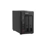 Imagen del QNAP TS-253E NAS Torre, color negro, con procesador Intel Celeron J6412, 8 GB de RAM y 0 TB de almacenamiento, SKU: TS-253E-8G