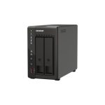 Imagen del QNAP TS-253E NAS Torre, color negro, con procesador Intel Celeron J6412, 8 GB de RAM y 0 TB de almacenamiento, SKU: TS-253E-8G