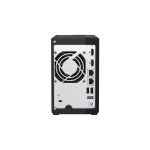 Imagen del QNAP TS-253E NAS Torre, color negro, con procesador Intel Celeron J6412, 8 GB de RAM y 0 TB de almacenamiento, SKU: TS-253E-8G