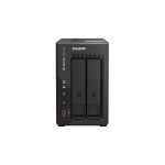 Imagen del QNAP TS-253E NAS Torre, color negro, con procesador Intel Celeron J6412, 8 GB de RAM y 0 TB de almacenamiento, SKU: TS-253E-8G
