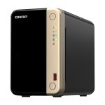 Servidor NAS QNAP TS-264 con procesador Intel Celeron N5095, 8 GB de RAM y 0 TB de almacenamiento. SKU: TS-264-8G