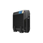 Imagen del NAS QNAP TS-410E, torre en color negro con procesador Intel Celeron J6412, 8 GB de RAM y 0 TB de capacidad. SKU: TS-410E-8G