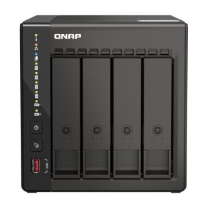 NAS QNAP TS-453E con procesador Intel® Celeron® J6412, 8 GB de RAM sin almacenamiento HDD, SKU TS-453E-8G