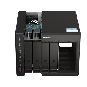 NAS QNAP TS-453E con procesador Intel® Celeron® J6412, 8 GB de RAM sin almacenamiento HDD, SKU TS-453E-8G