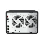 QNAP NAS Torre modelo TS-664 con procesador Intel Celeron N5095, 8 GB RAM DDR4, sin almacenamiento incluido y en colores negro y bronce. SKU: TS-664-8G