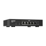 QNAP TS-673A-SW5T servidor de almacenamiento NAS en formato torre con procesador Ryzen Embedded V1500B, 8 GB de RAM DDR4, sin capacidad de almacenamiento interno y sistema operativo QNAP QTS color negro. SKU TS-673A-SW5T.