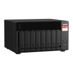 Sistema NAS QNAP TS-873A con procesador Ryzen Embedded V1500B, 8 GB de RAM DDR4 y 0 TB de almacenamiento, SKU TS-873A-8G