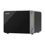 Servidor de almacenamiento NAS QNAP modelo TS-AI642-8G con procesador ARM Cortex-A76 y 8 GB de memoria RAM en color negro, SKU TS-AI642-8G