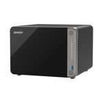 Servidor de almacenamiento NAS QNAP modelo TS-AI642-8G con procesador ARM Cortex-A76 y 8 GB de memoria RAM en color negro, SKU TS-AI642-8G
