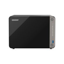 Servidor de almacenamiento NAS QNAP modelo TS-AI642-8G con procesador ARM Cortex-A76 y 8 GB de memoria RAM en color negro, SKU TS-AI642-8G
