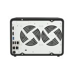 Servidor de almacenamiento NAS QNAP modelo TS-AI642-8G con procesador ARM Cortex-A76 y 8 GB de memoria RAM en color negro, SKU TS-AI642-8G