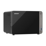 Servidor de almacenamiento NAS QNAP modelo TS-AI642-8G con procesador ARM Cortex-A76 y 8 GB de memoria RAM en color negro, SKU TS-AI642-8G