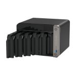 Servidor de almacenamiento NAS QNAP modelo TS-AI642-8G con procesador ARM Cortex-A76 y 8 GB de memoria RAM en color negro, SKU TS-AI642-8G