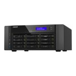 QNAP TS-h1290FX NAS Torre con procesador EPYC 7302P, 256 GB DDR4, 0 TB de almacenamiento, QuTS hero, color negro, SKU TS-H1290FX-7302P-256G