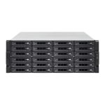 QNAP TS-h2483XU-RP NAS de bastidor (4U) en color negro con procesador Intel Xeon E-2236 y 128 GB de memoria DDR4, SKU TS-H2483XU-RP-E2236-128G