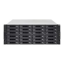 QNAP TS-h2483XU-RP NAS de bastidor (4U) en color negro con procesador Intel Xeon E-2236 y 128 GB de memoria DDR4, SKU TS-H2483XU-RP-E2236-128G