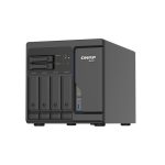 QNAP TS-h686 NAS tipo torre con procesador Intel Xeon D D-1602, 8 GB de DDR4, sin almacenamiento, QuTS hero, negro. SKU: TS-H686-D1602-8G