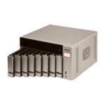 QNAP TVS-873E-4G SAN Torre RX-421BD con 4 GB DDR4 de 80000 TB de capacidad en Gris, modelo TVS-873E-4G/80TB-IWP